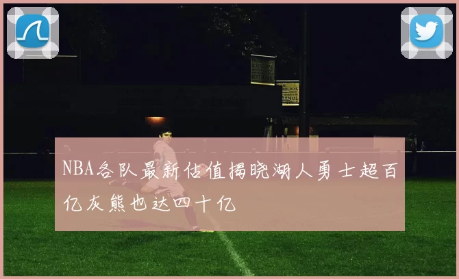 NBA各队最新估值揭晓湖人勇士超百亿灰熊也达四十亿
